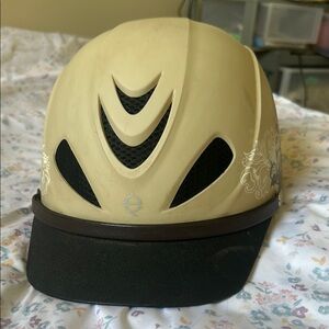 Troxel Beige Riding Helmet